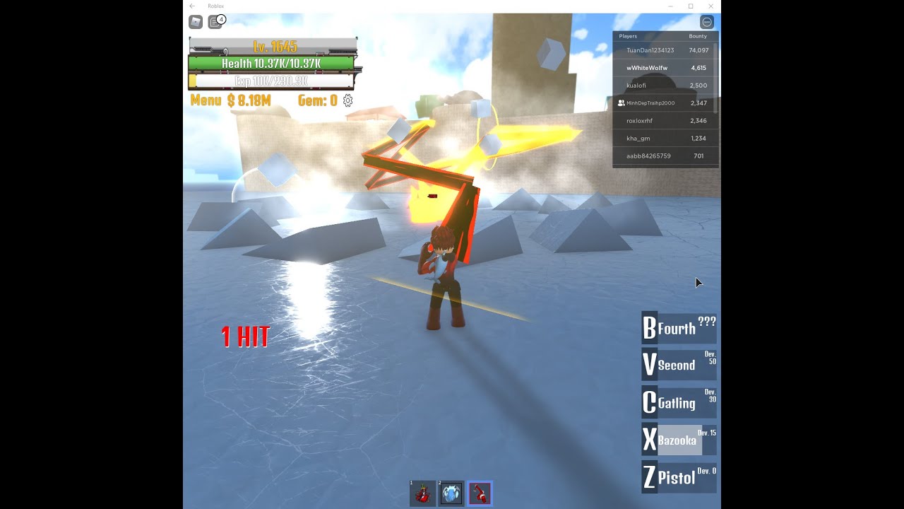 How to get third gear in king legacy