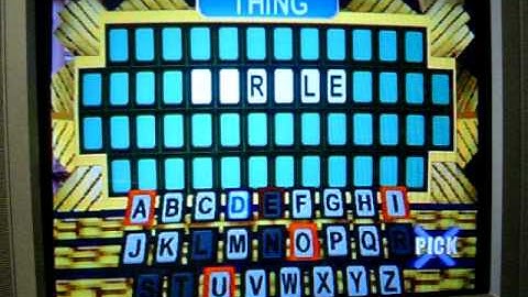 Playstation Wheel of Fortune Run Game 45 Part 3