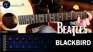 Como tocar Blackbird en Guitarra Acustica THE BEATLES Tutorial COMPLETO Christianvib