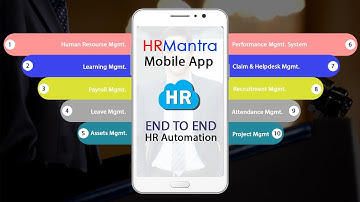 HRMantra Mobile App for HR Automation | END TO END
