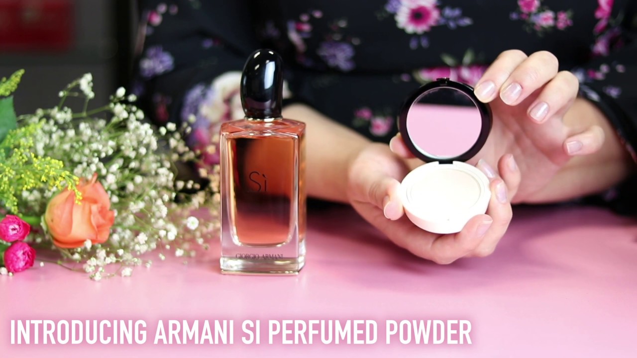 giorgio armani si perfumed powder