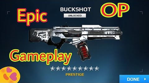 MC5 BuckShot Gameplay,T9 Prestige Weapon,Modern Combat 5 Gameplay, Heavy T9 Gameplay, Prestige Gun
