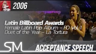 Shakira 2006 Latin Billboard Awards Female Latin Pop Album - Fijacion Oral Vol. 1