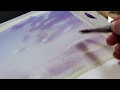 Рисуем облака и небо акварелью с Сергеем Курбатовым (полностью смотреть урок бесплатно  по ссылке)