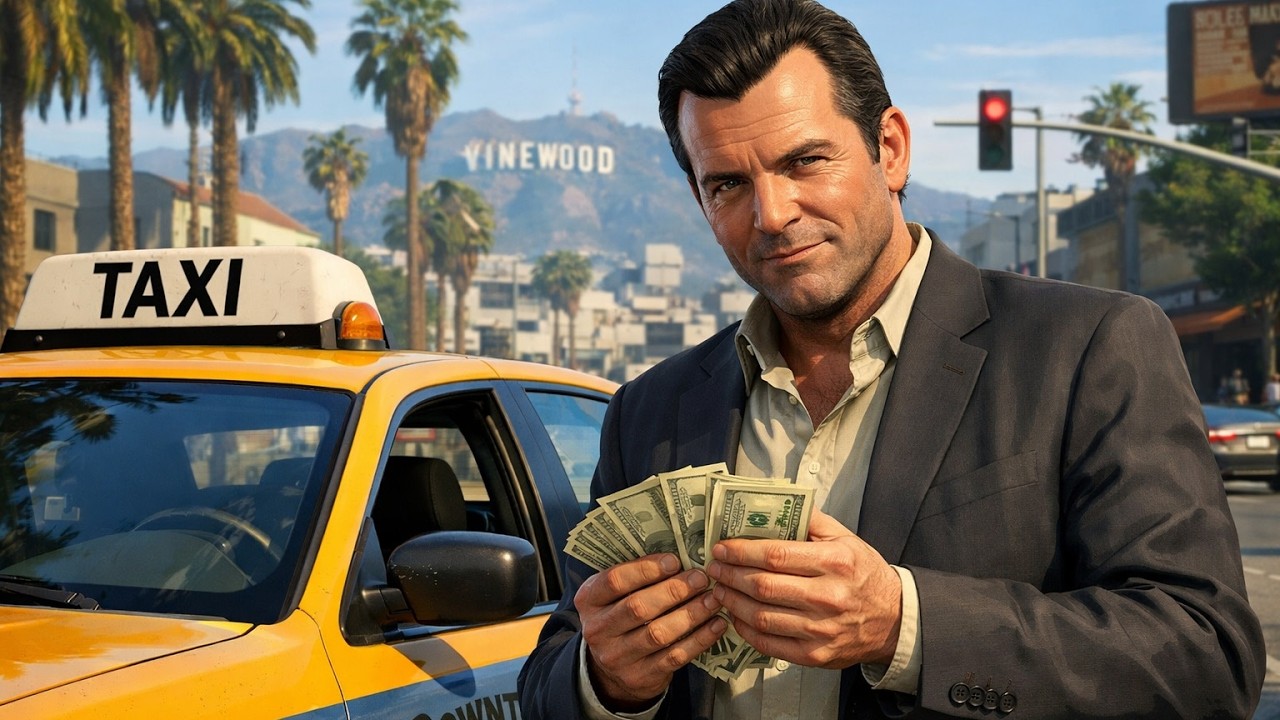 How Profitable Is The Taxi Job? - GTA 5 Enhanced with Graphics Mods (Ep.6)