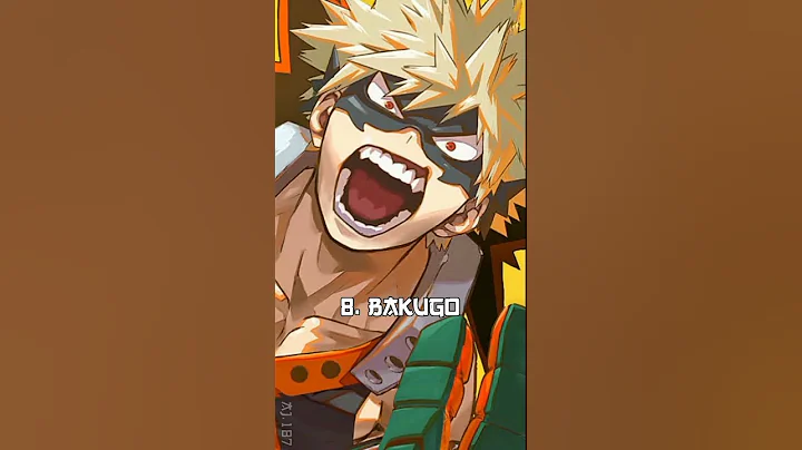 Top 8 Character || Top 8 Strongest Character In My Hero Academia 💗🔥 #shorts