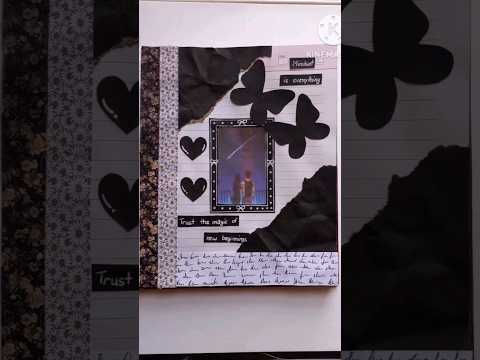 black journal🖤😍💫🤩|| #by_N_art's_and_craft_studio