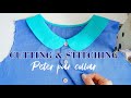 How To Cut And Sew Peter Pan Collar | Sewing Techniques For Beginners  | Thuy Sewing