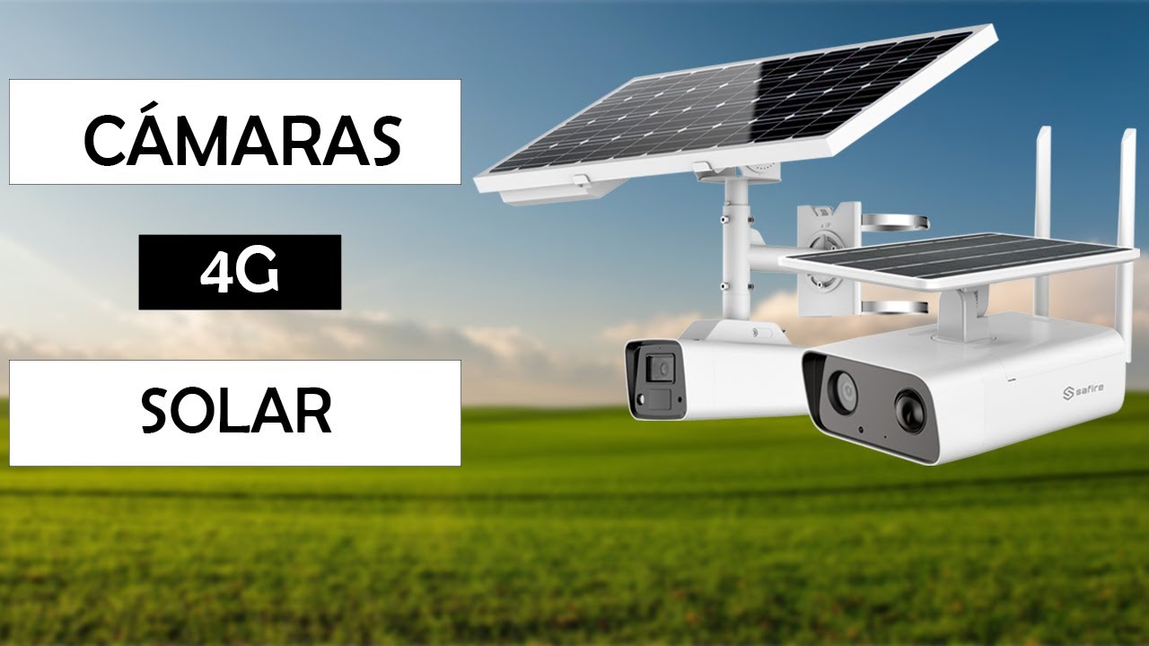 Cámara de seguridad celular 4G LTE para exteriores alimentada por batería  solar, cámara de vigilancia inalámbrica 360, no necesita WiFi, tarjeta SIM