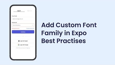 How to Add Custom Fonts in React Native (Expo) | Step-by-Step Guide