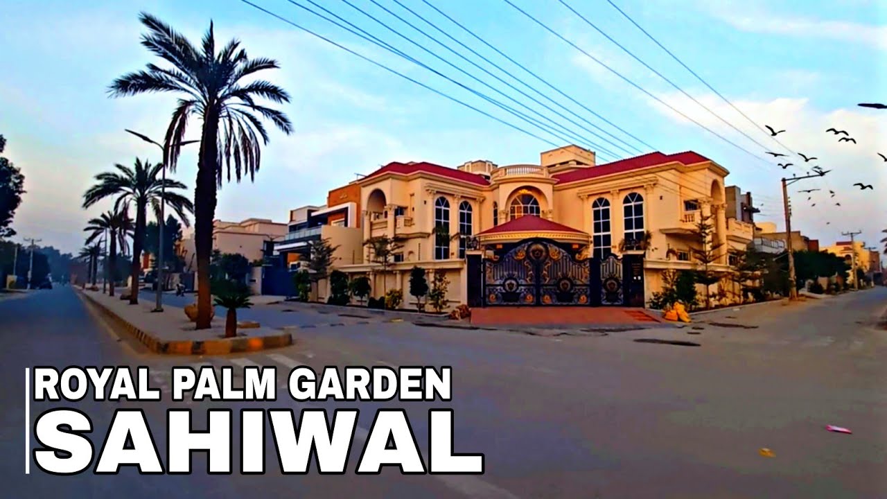 Complete Street View Of Royal Palm Garden Sahiwal رائل پام گارڈن