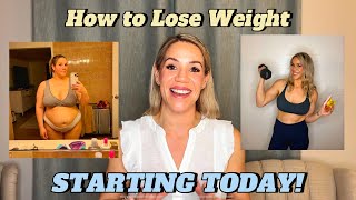 How to Lose Weight | Starting Today w/ these 4 tactics