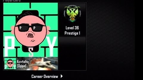 Call of Duty: Black Ops 2 Emblem - PSY Gangnam Style  (강남스타일) #1