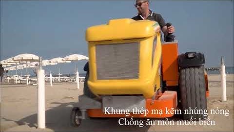 máy cào rác bãi biển- máy dọn rác bãi biển 0963 923 686
