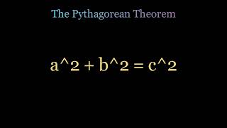 The Pythagorean Theorem (Visualized)