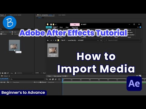 How to Import Media in After Effects || Simply in just 2 Steps ||