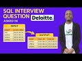 This SQL Question Eliminates 80% of Interview Candidates | Deloitte SQL Interview 🔥