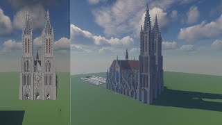 Minecraft Tutorial #3 How to build a Cathedral 1:1