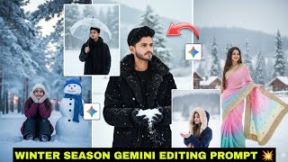 Gemini Winter Season Photo Editing | Gemini Snowfall Ai Photo Editing | Google Gemini Photo Editing screenshot 3
