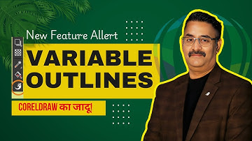 New Feature Alert Mastering Variable Outlines in CorelDRAW 2024  Unik AdlabTutorial