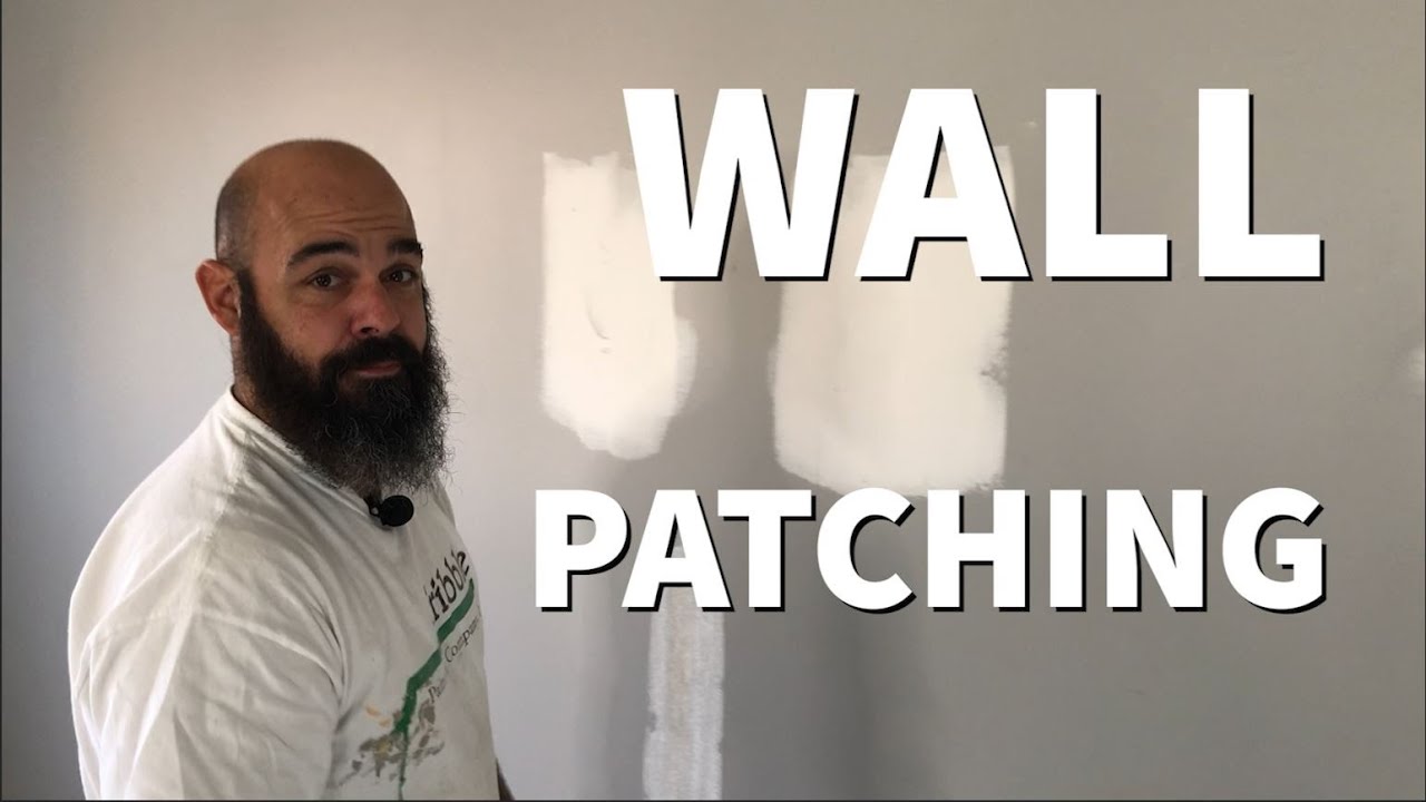 How To Paint An Interior Wall Part 2 Wall Patching YouTube