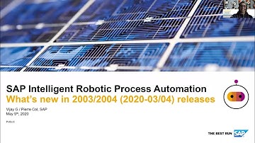 SAP Community Call: What’s New with SAP Intelligent RPA for Product Management Bus.Dev.