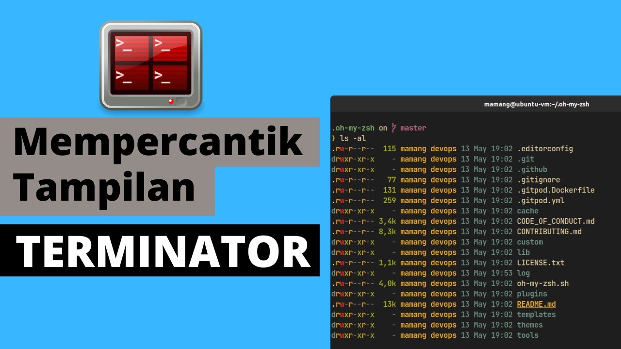 Mempercantik Tampilan Terminator (Linux Terminal Emulator) - YouTube