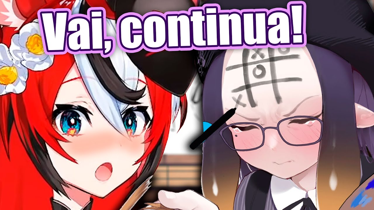 Bae começa a desenhar Jogo Da Velha na testa da Ina...