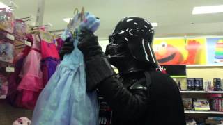 Darth Vader goes shopping during Force Friday