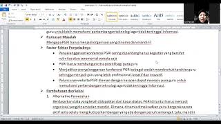 Diskusi Studi Kasus "Organisasi Profesi Guru"