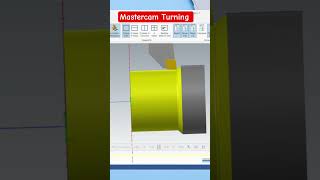 Mastercam Turning Practice 🔥 CNC Lathe Programming Easy Tutorial