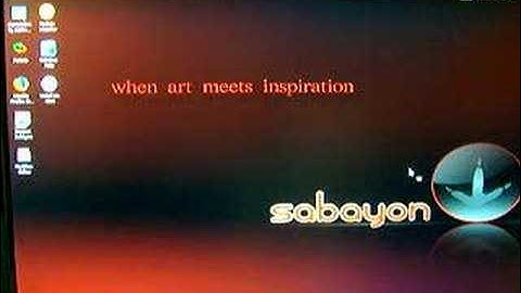 Sabayon Linux Live CD Boot