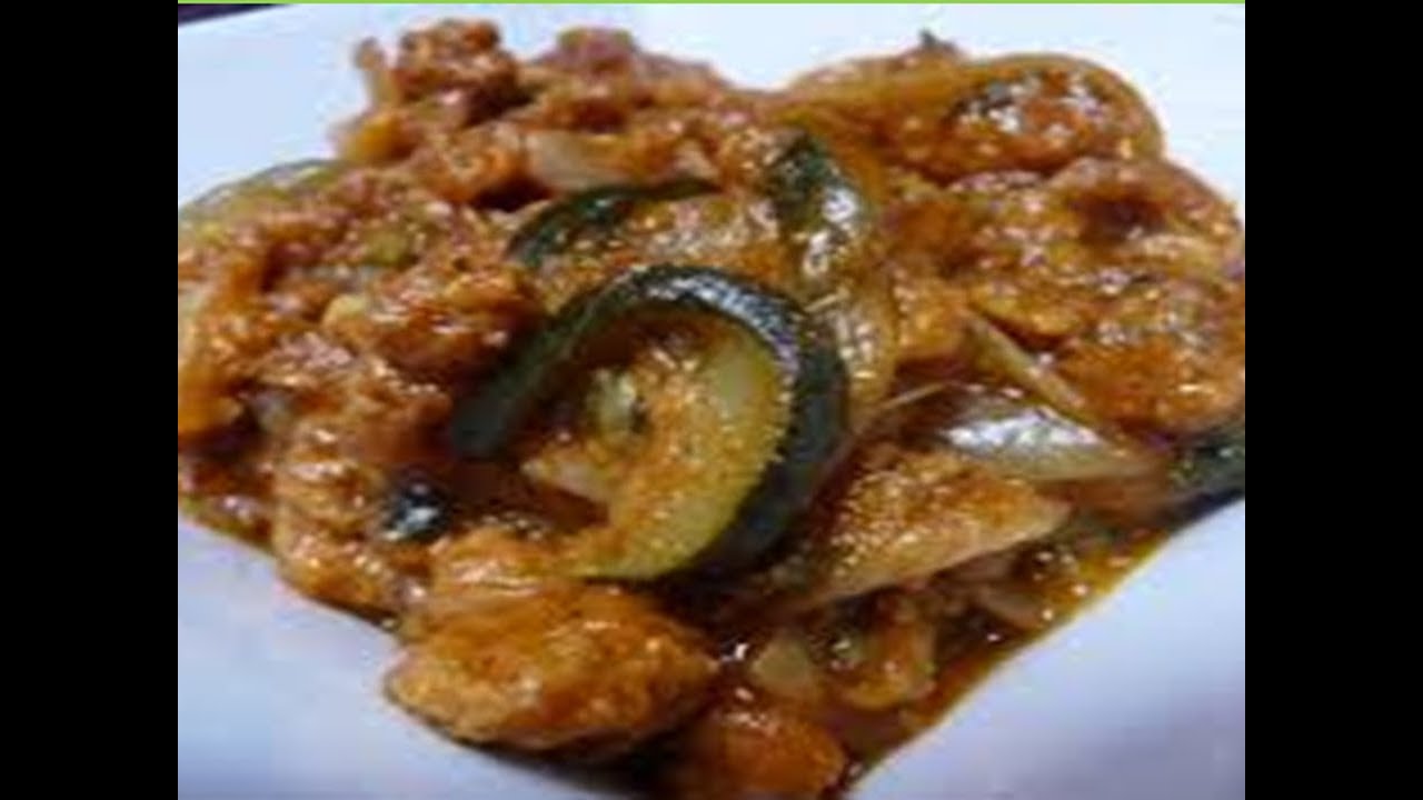 ESTOFADO DE BERENJENA*****