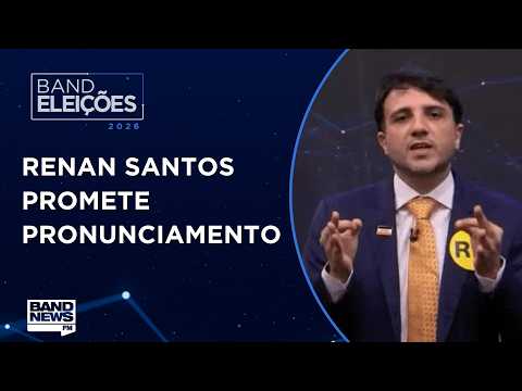 Renan Santos monitors vote count in São Paulo and promises a statement after results