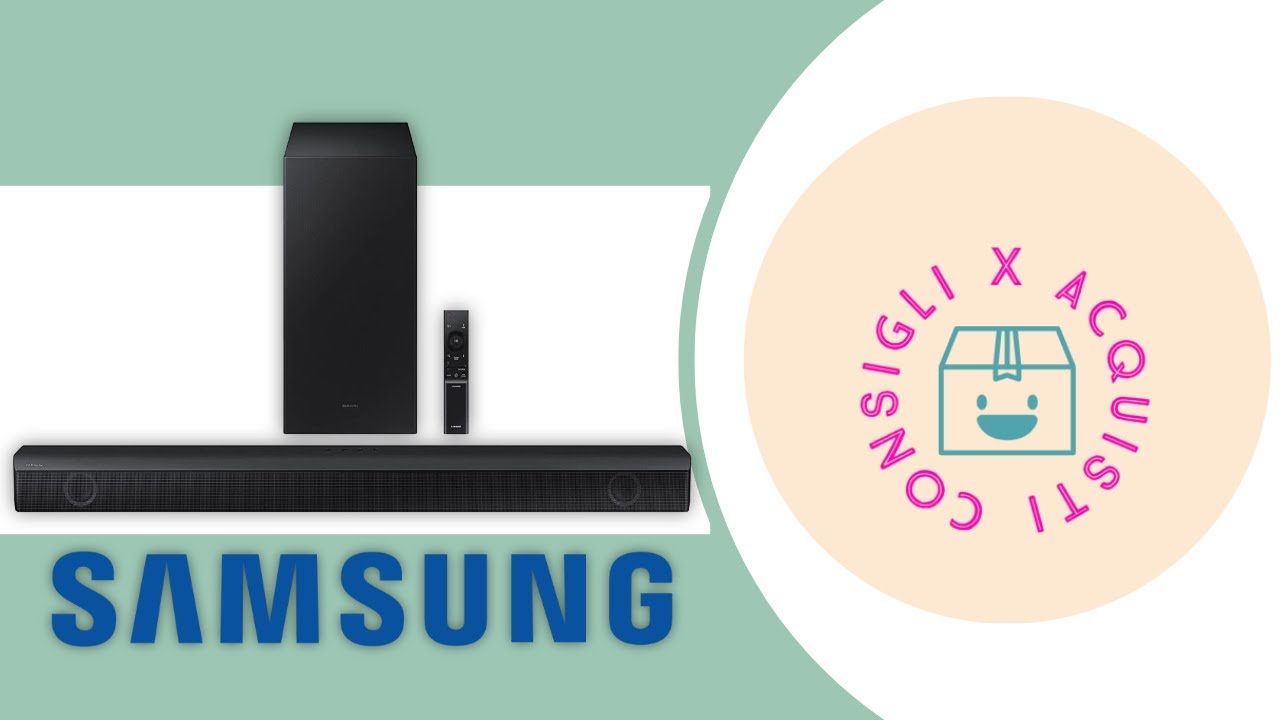 Samsung soundbar HWB550/ZF con Dolby Audio / DTS VirtualX Subwoofer 2