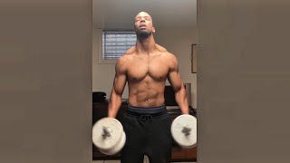 Aesthetic Physique Home Workout, Total Back &amp; Shoulder Workout with Barbell, Dumbbells