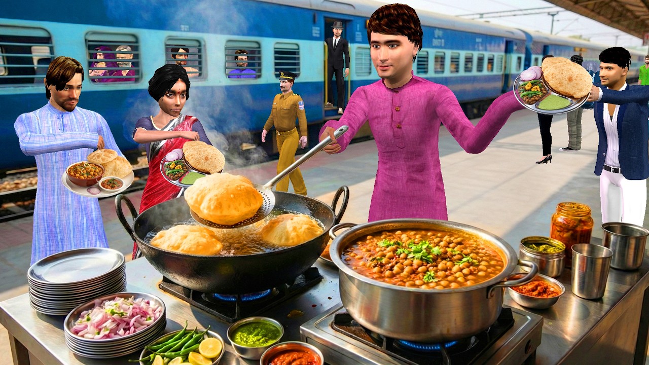 Train Yatra में  ₹120 Chole Bhature Station Delivery Comedy Hindi Kahani