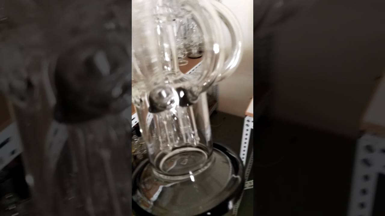 HB king 17 inch height rocket perc glass bong K57