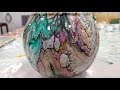 Vase Pour #12: With Leftover Acrylic Paint