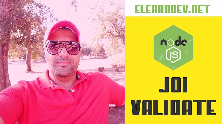 NODEJS JOI VALIDATE | VALIDATION DES DONNEES BACKEND | Mohamed IDBRAHIM