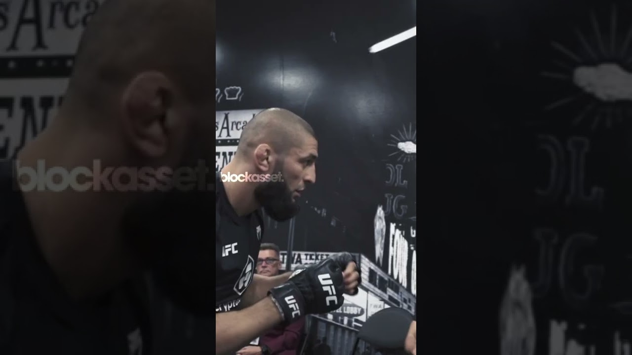 Unseen Khamzat Footage After Win Over Kevin Holland #shorts