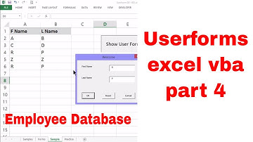 UserForms in Excel VBA | Part 4 | Excel VBA in Hindi