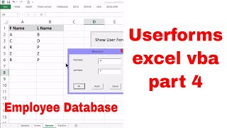 UserForms in Excel VBA | Part 4 | Excel VBA in Hindi