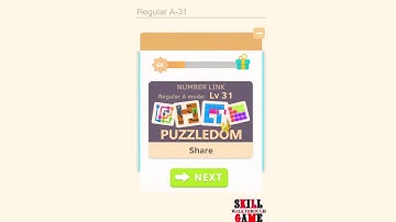 Puzzledom - Number Link - Regular A Level 1 - 50 - Walkthrough