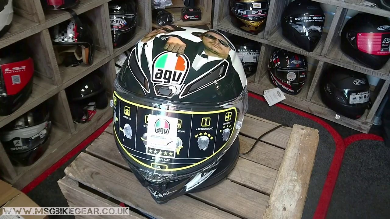 agv pista gp r carbon misano 2016 helmet AGV Pista GP-R Sweet Home Misano 2016 Rossi Replica 360° View