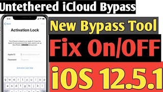 How to Bypass iCloud iD New Basic Tool Fix On OFF iOS 12.5.1