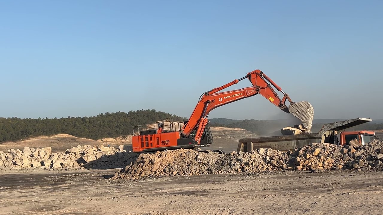 Mining Excavator || Earthmover Machine || live Video 