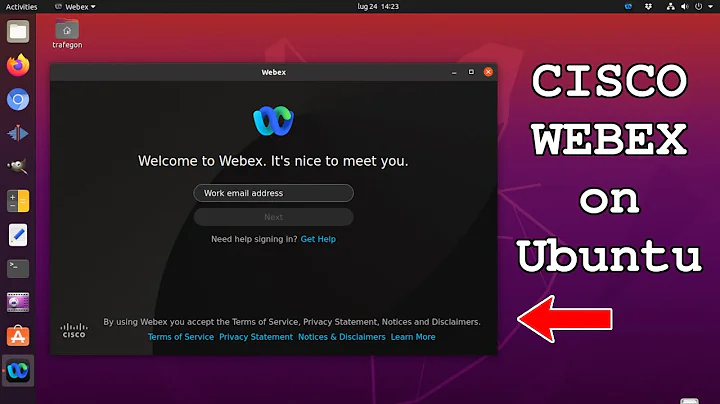 How to install CISCO WEBEX on Ubuntu and derivatives