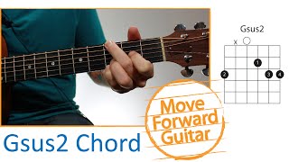 Guitar Chords for Beginners - Gsus2
