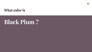 Black Plum color #6c5765 hex color - Violet color - Cool color 6c5765